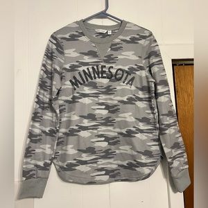 Minnesota crew neck sweatshirt outdoors camping hiking casual comfy